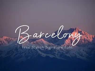 Barcelony - Free Casual Monoline Font advertising branding casual editorial font free font free fonts free monoline font free typeface freebie freebies identity illustration labels logo logotype monoline stationery typeface typography