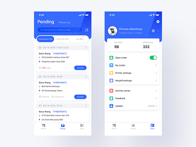 Express Delivery App_2 app delivery express ui