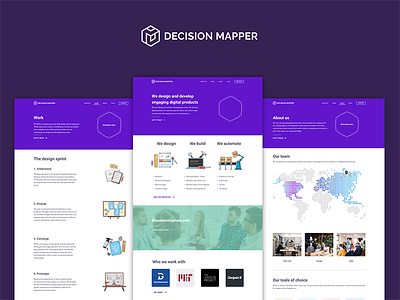 Dm Webiste design landing page landing page ui website