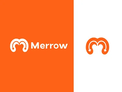 merrow logo, branding logo, creative logo design a b c d e f g h i j k arrow logo brand identity branding colorful flatlogo gradient lettermark logo designer logo icon logodesign logos m latter logo m n o p q r s t u v w x y z minimalist modern startup symbol typography visual identity