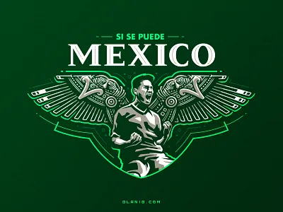 FC Mexico badge dlanid fifa football identity illustration logo logo badges logo mark logotype mark mascot maya mexico soccer sport sports sports logo world cup