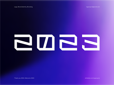 2023 2023 brand and identity branding design graphic design logo monospaced typeface
