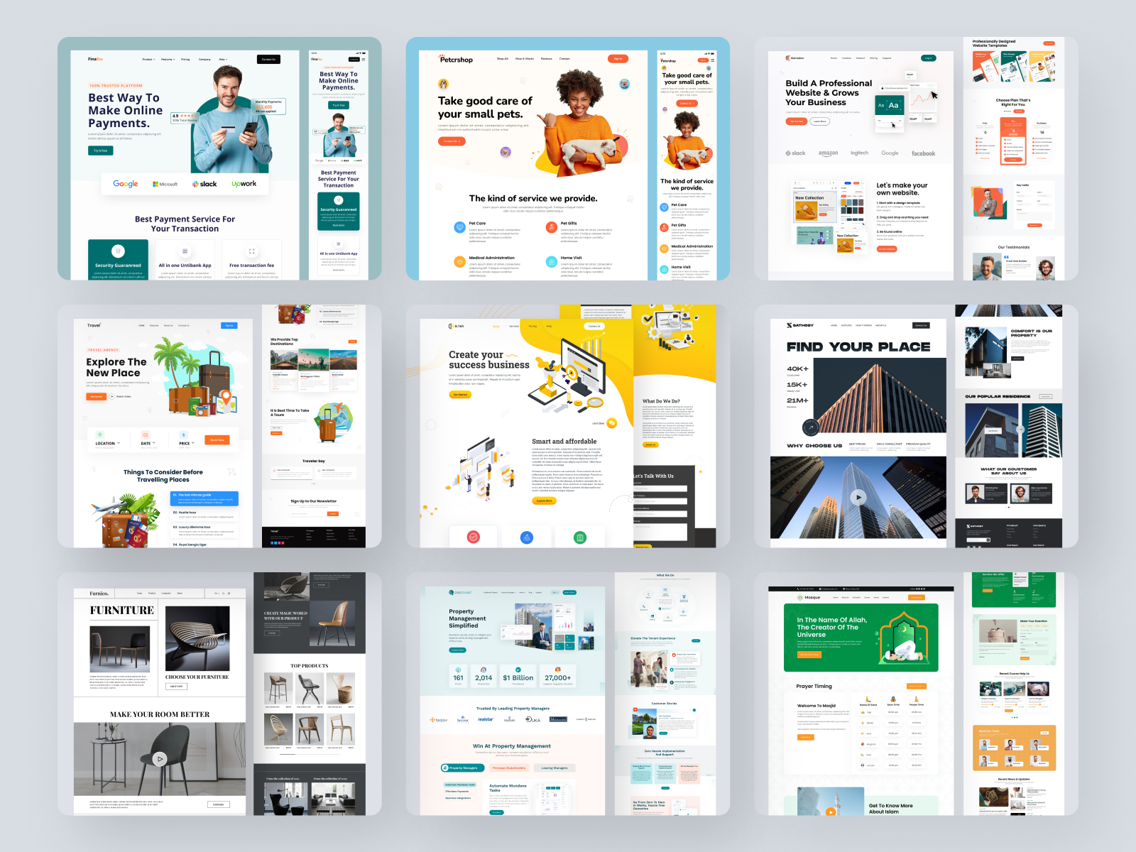 Example of Modern Website Redesign For Businesses
