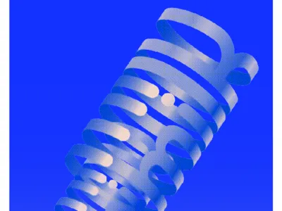 Milk Typography 3d blue effect grid milk poster typography zeroposters