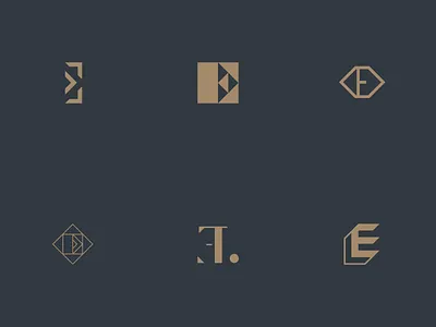 EL monogram branding logo monogram vector