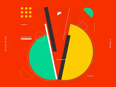 @36daysoftype | V | 22 36 days of type lettering 36daysoftype 36daysoftype v abstract art design graphic graphic design illustration poster typographic typography vector