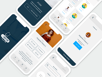 UnDoctor App. app app design branding clean clean app design design doctor doctor app flat freelance graphic graphic design project ui ui ux design ux wip work working working progress