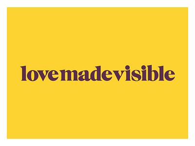 Love Made Visible Logo Design brand brand design branding charity identity logo logo design nonprofit