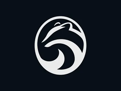 Badger Durability And Sharpness Logo animal logo badger badgerlogo branding graphic design honey logo