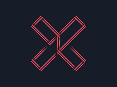 #36days_X 36daysoftype 3d alphabet illustration illustrator letter x lettering logo shadow type typogaphy