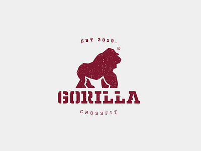 Gorilla - Crossfit art direction branding illustration illustrator logo type typo vector visual identy yago