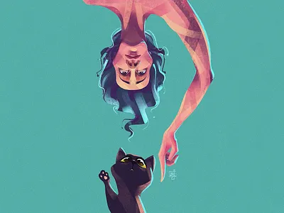 Why they are sooo special? cat catlovers concept art design editorial art editorial illustration flatdesign illustration illustrator