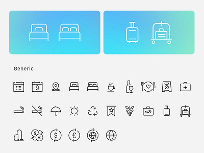 Club Sei Icons hotel icon identity ios ui ux