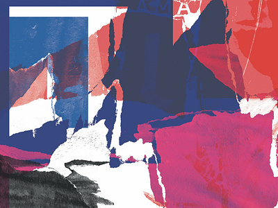 Broke Issue Divider Page Texture collage illustration magazine texture