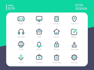 Icon Design app icon ui