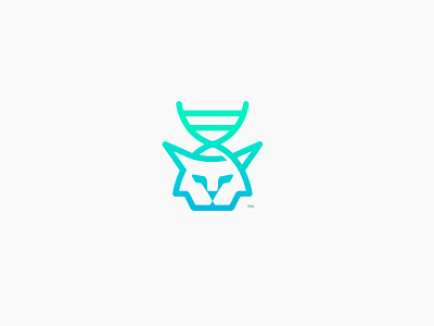 Linx 99designs bio biotech biotechnology dna feline linx logo logomark logomarks logotype