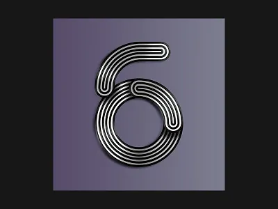 No. 6 art artdirection blue calligraphy design illustration type typography