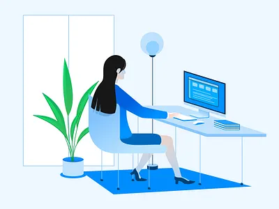 accounting illustration web design exercises