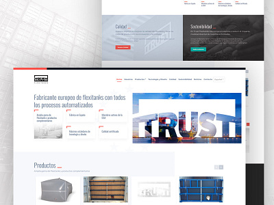 Trust Concept interface uiux webdesign