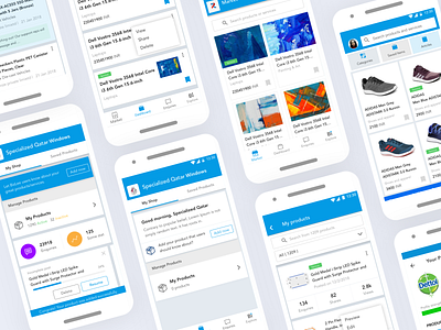 Market app business app dashboad ecomerce enquiry filter market product search ui design