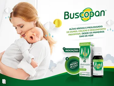 Buscopan Gotas advertising boehringer buscopan guiropa pharmaceutical visual aid