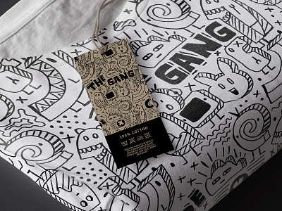 THE GANG | T-Shirt art branding cartoon drawing illustration illustrator ipad procreate sketch tshirt tshirt design type