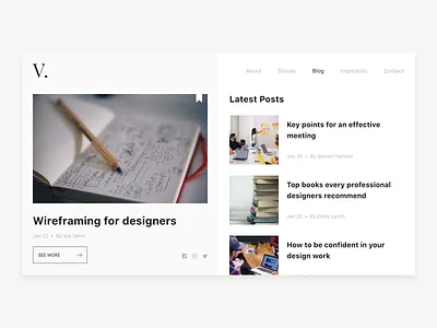 Daily UI 035 Blog Post blog blogpost daily100 dailyui dailyuichallenge minimal minimaldesign minimalism ui uidesign uidesigner userexperience userexperiencedesign userinterface userinterfacedesign ux uxdesign uxdesigner web webdesign