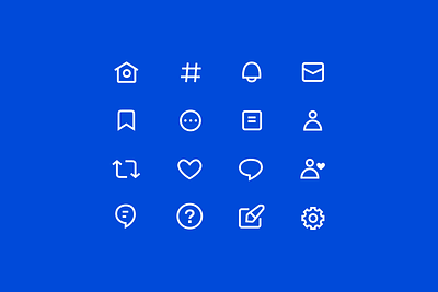 Twitter Iconography flat design free icon pack free icons icon icon pack icons logo