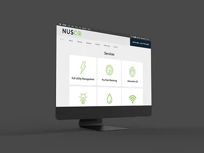 NUSCO • Web Design communication design design graphic design icon layout design logo ui web design