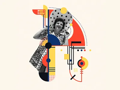 Bauhaus - S 36 days of type 36days r 36daysoftype bauhaus bauhaus100 collage collageart design graphic iampommes illustration pommes typography vector vintage