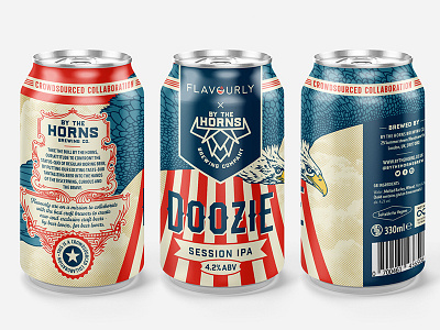 Doozie Mock american baldeagle beer brew can eagle ipa usa