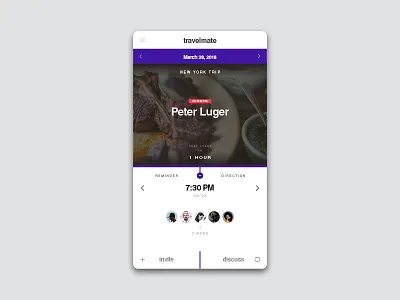 #079 Itinerary app app design calendar dailyui event itinerary minimal planning schedule ui ux
