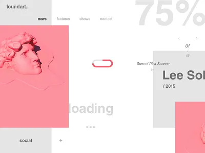 #076 Loading bold dailyui design layout loader loading loading bar loading page minimal