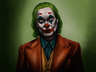 Ha ha. digital drawing gouache brush illustration illustration art illustrator joker movie procreate procreate app