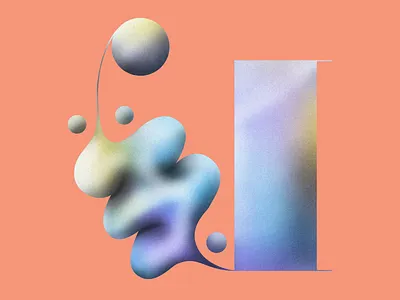 V for 36 Days of Type abstract boutique bubble circles colors creation design for fun illustration letter lettering logo organic shape typography vector