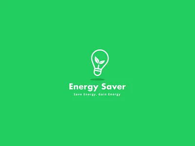 Energy Saver Logo app design flat icon logo minimal startup logo vector web website