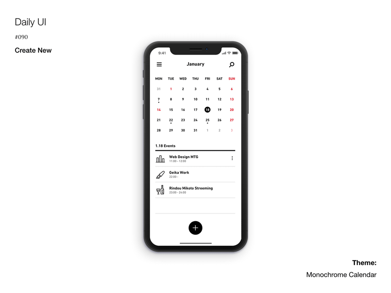 Daily UI #090 Create New adobexd animation dailyui