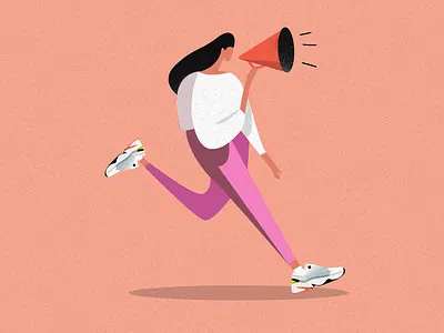 Illustration for an event post art characer charachter charachter design design dribble graphic art illustration illustration art itechart social campaign texture ui vector