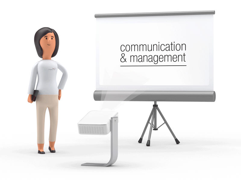 Hit Production character 3d c4d character communication corona data exploration hit production management production web