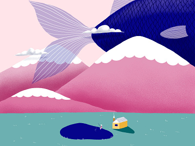 Big Catch art digital art illustration