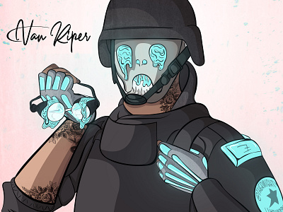 Rainbow Six: Siege | Commission work caleb grime art rainbow six van riper