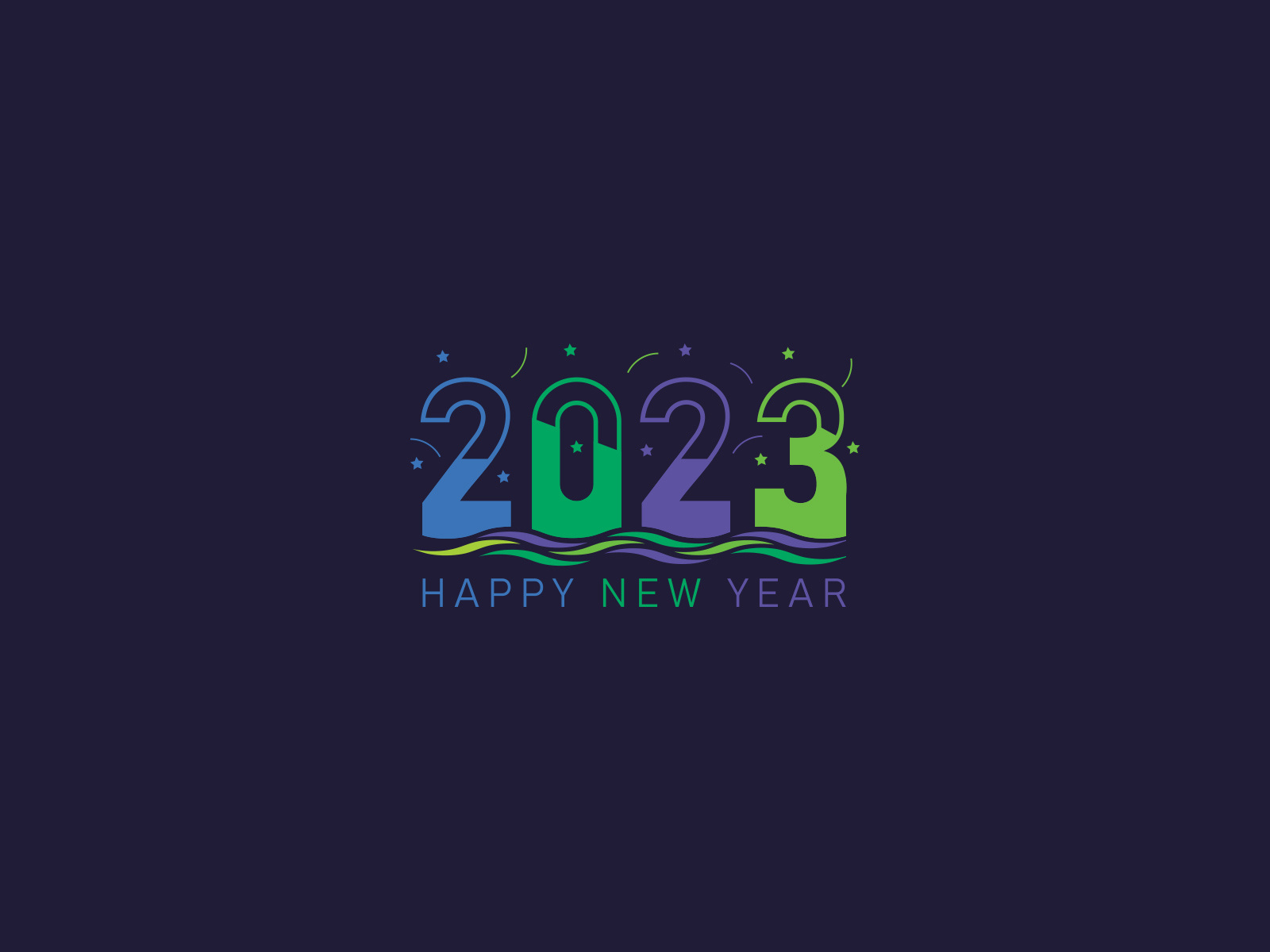 Happy New Year 2023 2023 2023 logo 2023 typo branding graphic design illustration logoconcept new year newyear logo typography ui