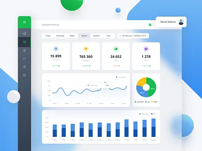 Dashboard admin app crm dashboard ui web