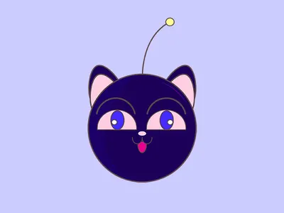 Sailor Moon Luna Ball 90s design icon illustration illustrator logo luna sailor sailor moon sailormoon ui ux vector