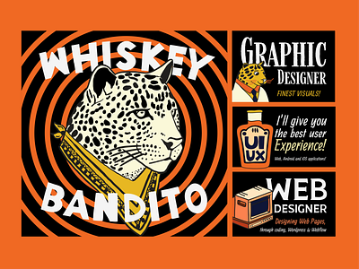 Whiskey Bandito Poster #01 art branding colors creative cute art design design art draw drawing graphic design graphic art graphic artist graphic arts illustration logo poster poster art poster collection typography vector