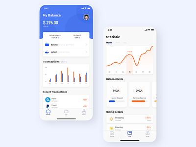 Accounting app design icon ui ux 设计
