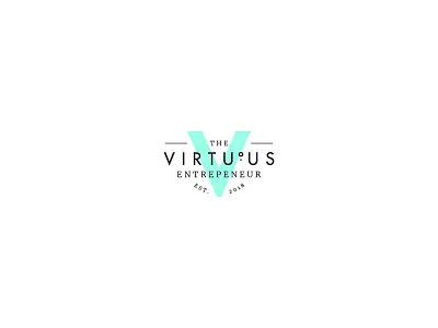 The Virtuous Entrepreneur brand branding creative design designer development dribbble invite editorial food graphic design graphics icon illustration invitation invite layout logo may print typography