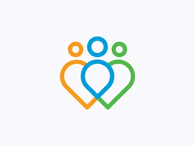 Providence Heart Center center color pallete heart hospital icons. logo design logo design branding logo design concept logomark oregon providence simple