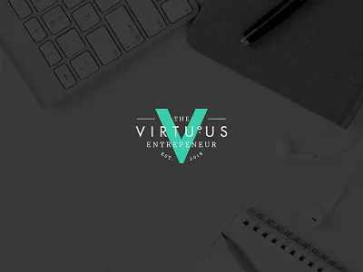 The Virtuous Entrepreneur app brand branding creative design designer development dribbble invite editorial food graphic design graphics illustration invitation invite layout logo print typography vector