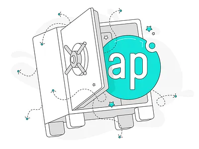Another Learning Portal illustration! ap green illustration isometric learning line illustration safe technology